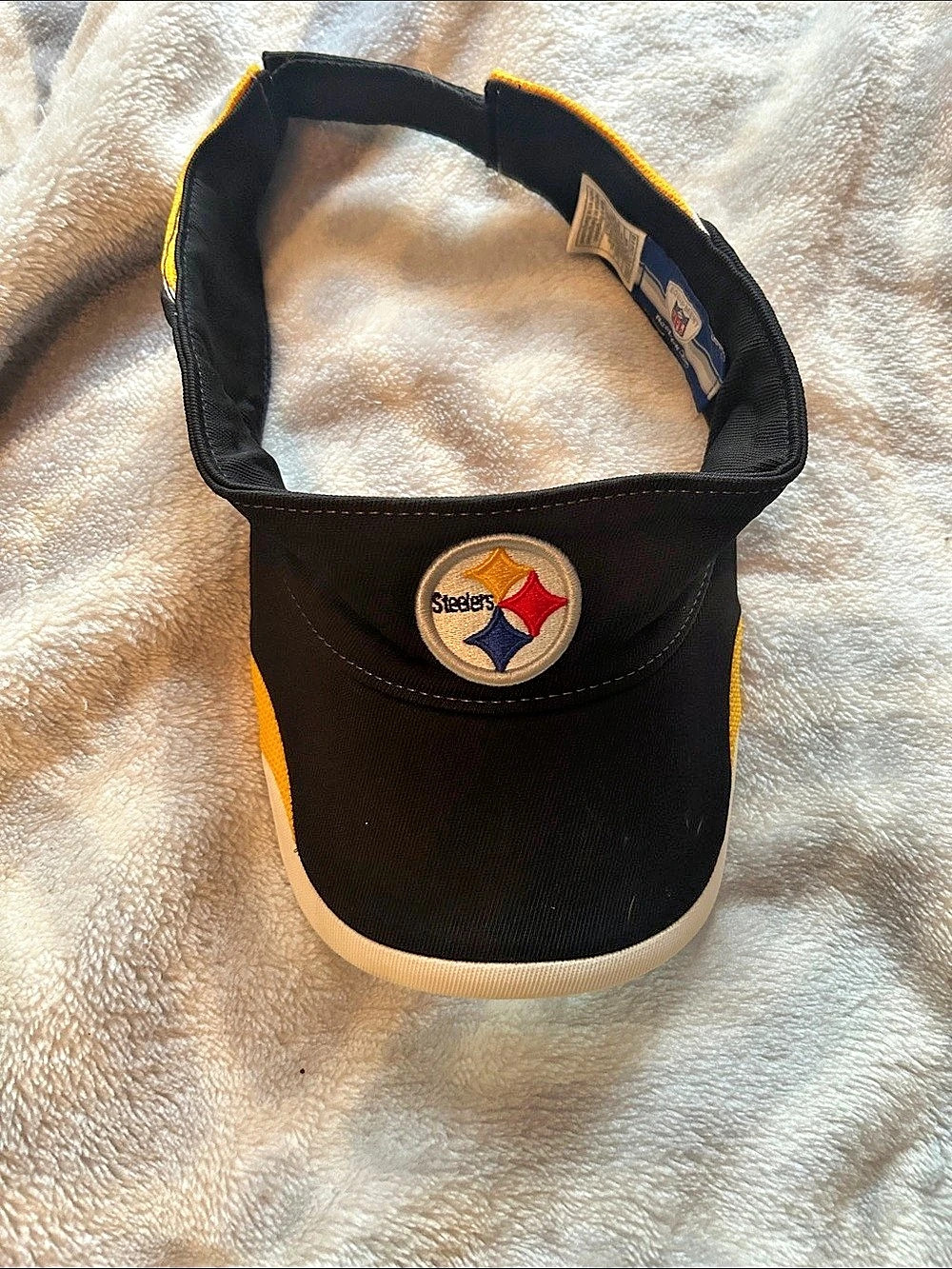 Reebok Pittsburgh Steelers NFL Sideline Visor Black & Yellow
